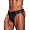 Men's Cotton Boxer Shorts - Black XXL view 3