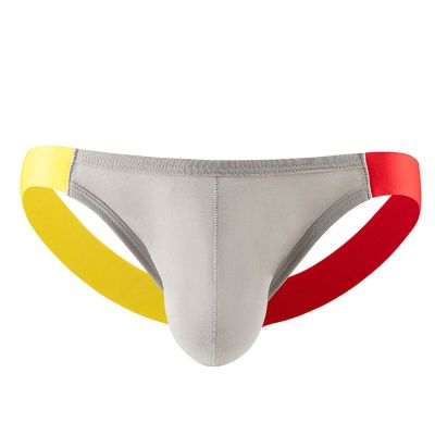 SRZYMJ Men's Underwear: Briefs, Thongs, Retro Shorts and Boxer Shorts, Gray, XXL