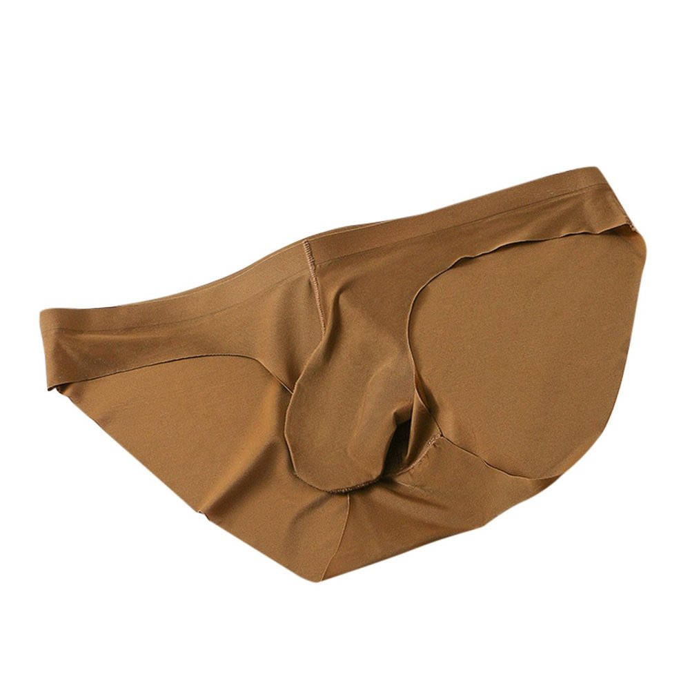 SRZYMJ Men's Cotton Underwear, Boxer Shorts and Thongs, 10-Pack, Brown, 3XL
