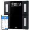 Vitafit Smart Body Fat Scale with App, Bluetooth, 250 kg Capacity, Black view 1