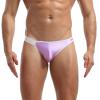 SRZYMJ Men's Cotton Underwear Shorts, Purple, Size S view 2