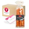 Pere's Candy Bundle: 3 x Salted Pretzel Sticks, 150 g + DIN A7 Notepad view 1
