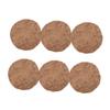 HAPINARY 6-Piece Brown Coconut Fiber Pigeon Nest Mats, Breathable Bird Nest Liners for Poultry and Chickens, Safe Heat-Retaining Brooding Mats for Coops and Zoos view 1