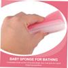 WOONEKY 3-Pack Soft, Durable Sensory Massage Bath Brushes for Newborns view 4