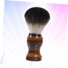 Beatifufu Shaving Brush for Men, Beard-Cleaning Brush with Nylon Bristles, Compact Beard Styling Brush for Travel view 3