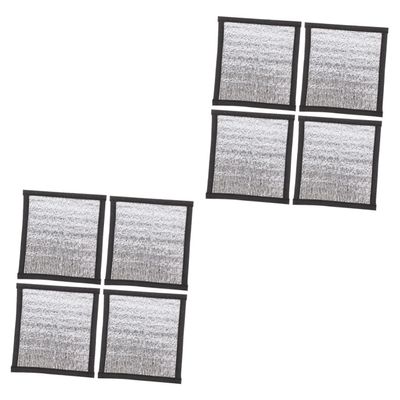 Happyyami 8-Piece Reptile Heating Mats with Reflective Insulation Pads for Terrariums