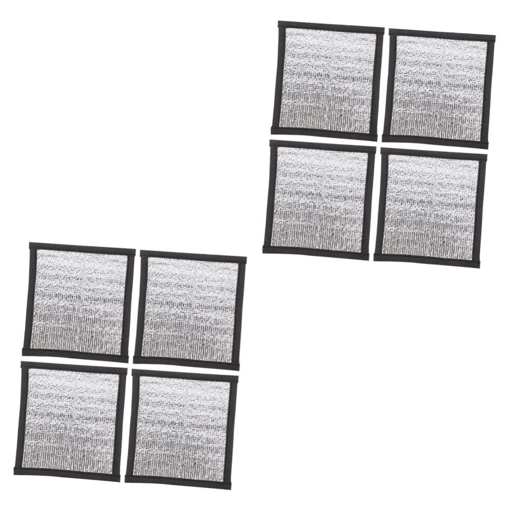 Happyyami 8-Piece Reptile Heating Mats with Reflective Insulation Pads for Terrariums