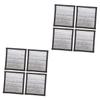 Happyyami 8-Piece Reptile Heating Mats with Reflective Insulation Pads for Terrariums view 1