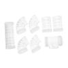 DIY Hamster Cage Accessories with Plastic Tunnels, 1 Set, White view 1