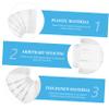DIY Hamster Cage Accessories with Plastic Tunnels, 1 Set, White view 3