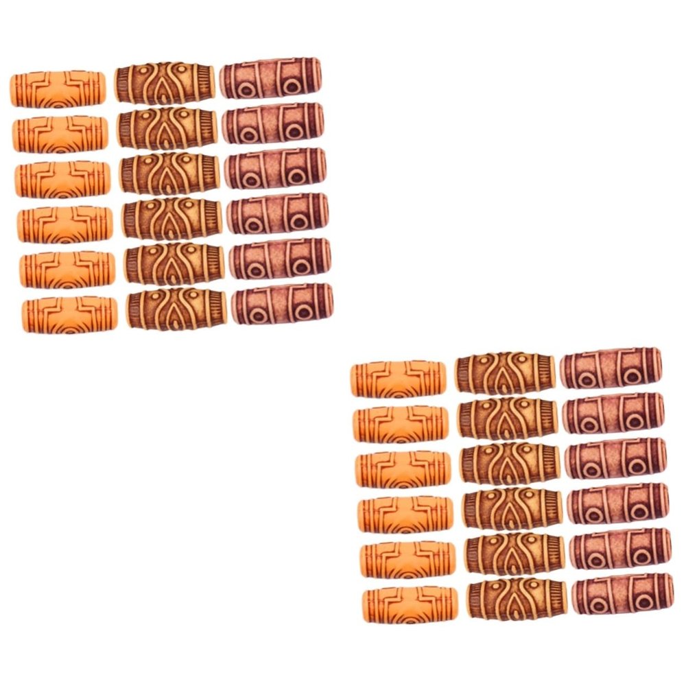 Beavorty 120-Piece Dreadlock Rings, Aluminum Hair Braid Beads and Filigree Tubes