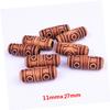 Beavorty 120-Piece Dreadlock Rings, Aluminum Hair Braid Beads and Filigree Tubes view 2