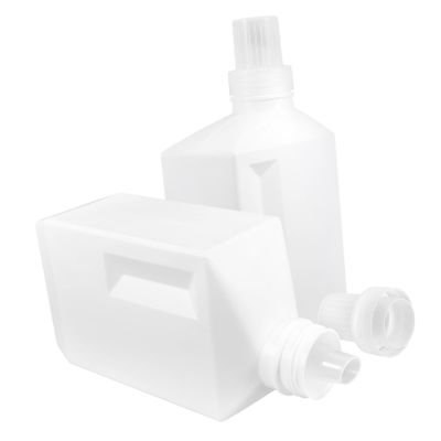 Beatifufu 2-Pack 1,000 mL Empty PE Bottles for Detergent and Lotion
