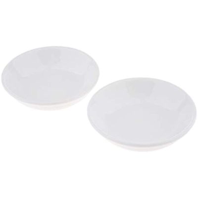 2-Pack Wax Warmer Replacement Bowls, White Ceramic, 3.74 in Diameter