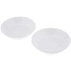 2-Pack Wax Warmer Replacement Bowls, White Ceramic, 3.74 in Diameter view 1