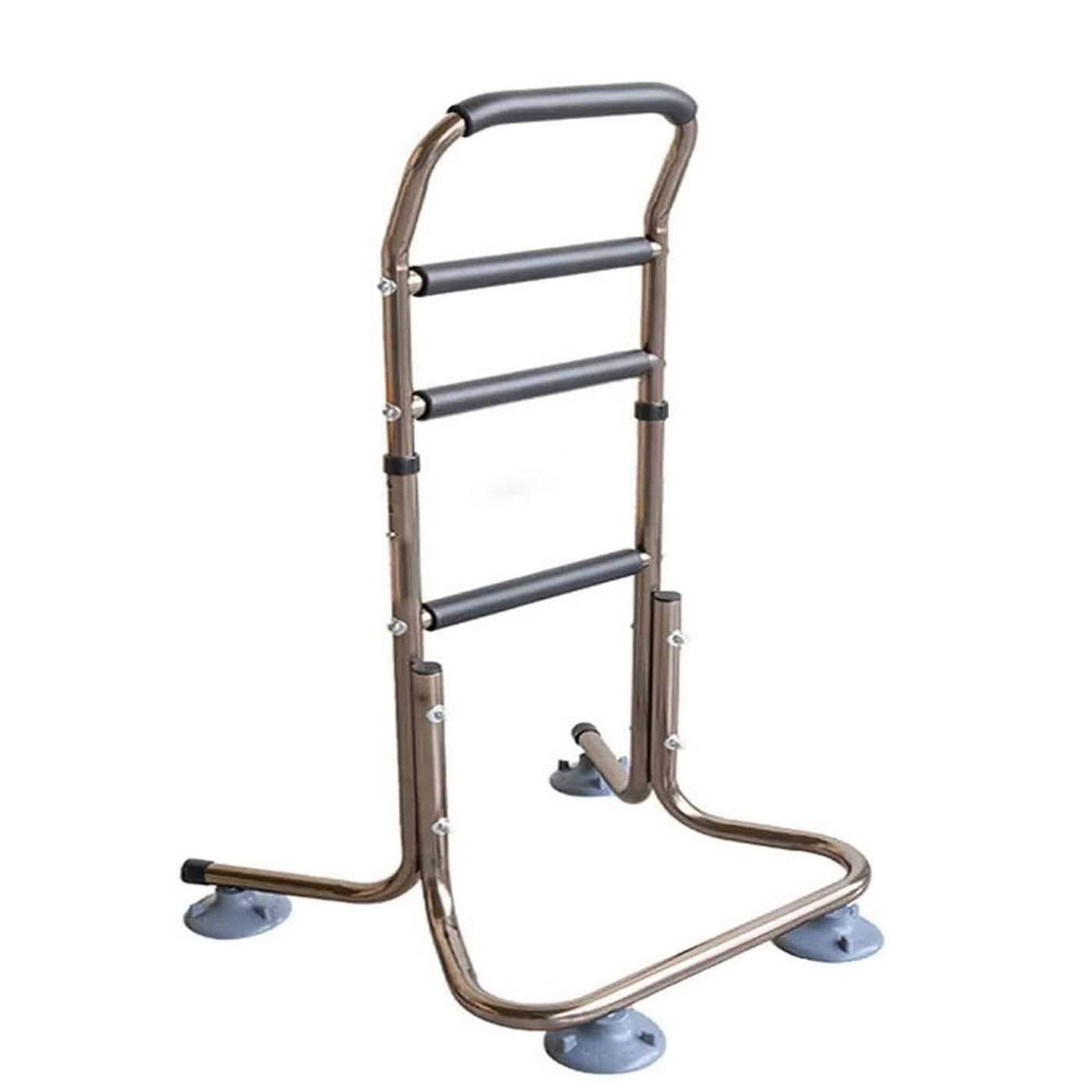 Chair Assist Rail for Seniors with Storage Bag, Adjustable Walking Cane and Bed Rail