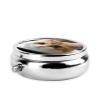 Se Katze Round 3-Compartment Pill Case, Portable Travel Medicine Organizer view 3