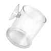 Happyyami Acrylic Aquarium Fish Feeding Ring with Suction Cup, Small view 1