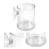 Happyyami Acrylic Aquarium Fish Feeding Ring with Suction Cup, Small view 3