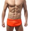 SRZYMJ Men's Cotton Boxer Shorts, Loose Fit, Orange, XL view 2