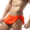 SRZYMJ Men's Cotton Boxer Shorts, Loose Fit, Orange, XL view 3