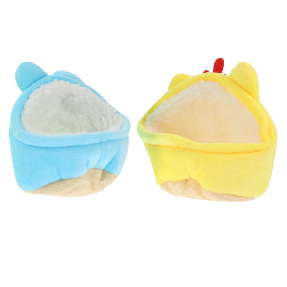 INOOMP 2-Pack Soft Warm Hamster Nest Bed