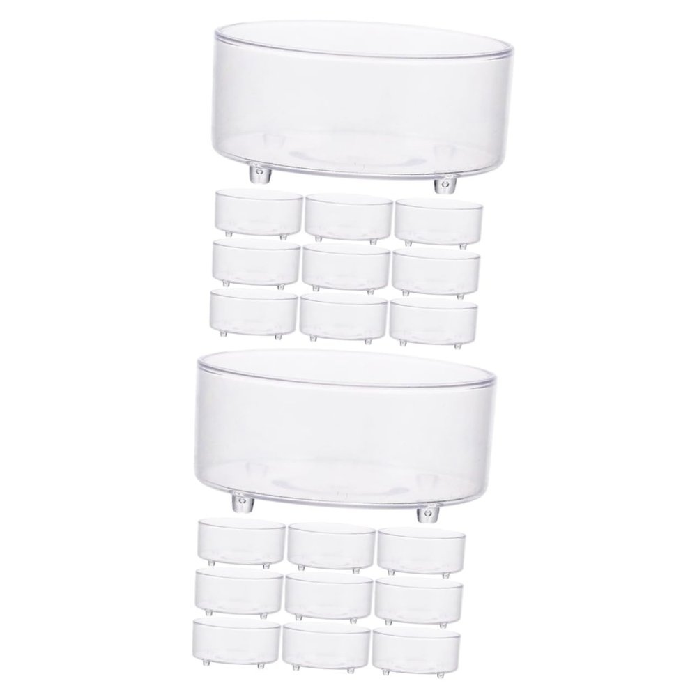 Milisten 20-Piece Reptile Feeding Bowl Set
