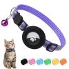 Ledeak Airtag Cat Collar with Bell - Reflective & GPS Compatible view 1