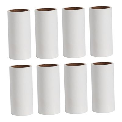 Supvox Adhesive Hair-Removal Paper Replacement Rolls, 8-Pack, White
