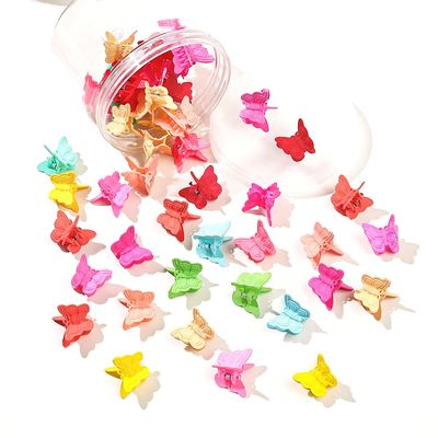 50-Piece Mini Butterfly Hair Clips for Women and Girls, Mixed Color A