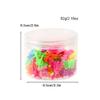 50-Piece Mini Butterfly Hair Clips for Women and Girls, Mixed Color A view 2