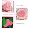 Heart-Shaped Facial Cleansing Sponges, 20 Count, Wood Pulp and Cotton view 2