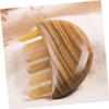 Horn Hair Comb with Wide Teeth, Durable for Travel view 3