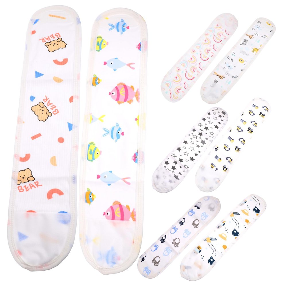 Beatifufu Newborn Umbilical Belts, 8-Pack, Cotton