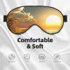 Good Morning Silk Sleep Mask with Elastic Band for Travel and Naps view 3