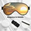 Good Morning Silk Sleep Mask with Elastic Band for Travel and Naps view 4