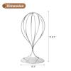 QUARKZMAN 12-Inch Metal Tabletop Hat Display Stand, Silver view 2