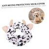 INOOMP 3-Piece Adjustable Soft Recovery Collar for Cats and Small Dogs, Cow Design view 2
