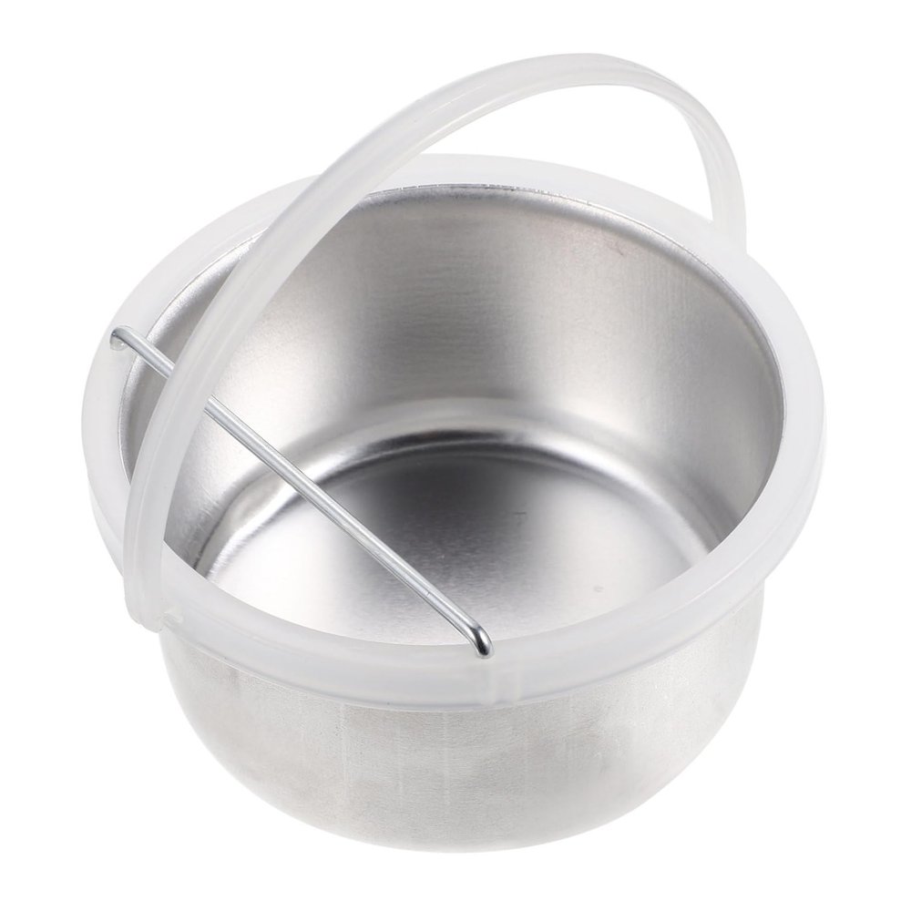 SEWACC Aluminum Wax Melting Pot with Handle, Silver