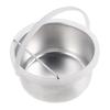 SEWACC Aluminum Wax Melting Pot with Handle, Silver view 1
