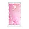 Morbuy Baby Crib Fitted Sheet, Water Drop Pattern, Microfiber, Pink, 35.4 x 21.7 in view 1