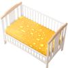 Morbuy Baby Crib Fitted Sheet, Microfiber, Yellow, 55 x 27.5 in view 4