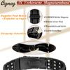 Cigmag Magnetic Bracelet for Men, Pure Titanium, Three-Row, Folding Clasp view 4