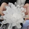 Natural Clear Quartz Cluster Ornament, 610–700 g view 3