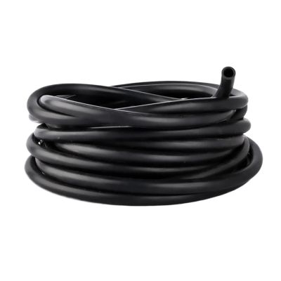 Ayztantine Fuel Hose, 1 m, 1–10 mm ID, Black Silicone Hose for Aquarium Air Pumps (16 × 19 mm)