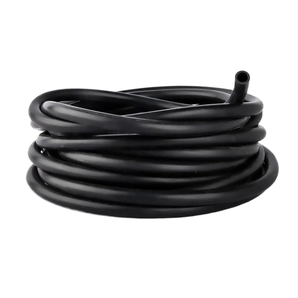 Ayztantine Fuel Hose, 1 m, 1–10 mm ID, Black Silicone Hose for Aquarium Air Pumps (16 × 19 mm)
