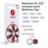 Siemens Signia Hearing Aid Batteries Size 312 (Brown), 30-Pack Value Pack view 4