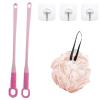 Toe Cleaning Brush with Long Handle, Foot Scrubber view 1