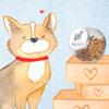 Mr. & Mrs. Panda Dog Treat Jar L 870ml view 3
