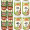 Ostmann Pizza Seasoning Blend 15 g x 4 + Oro di Parma Oregano Pizza Sauce 400 g x 6 with Pufai Grocery view 1